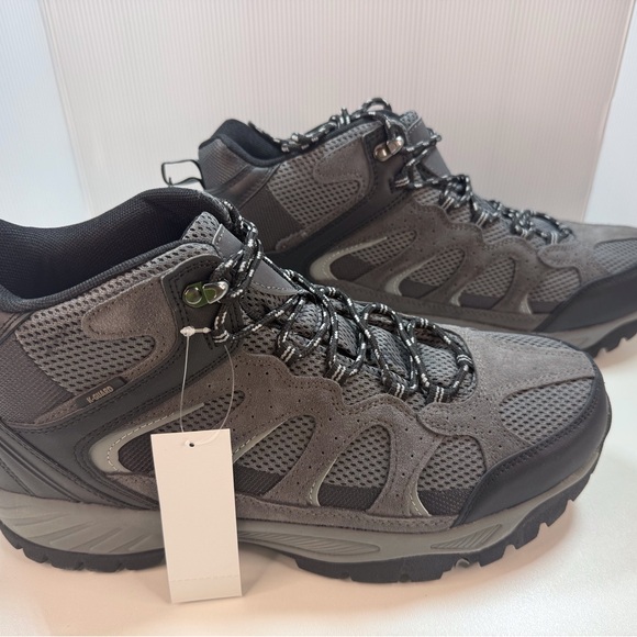 Men's Khombu Tyler Boots Black Grey Shoes, Size 12 - Picture 1 of 13